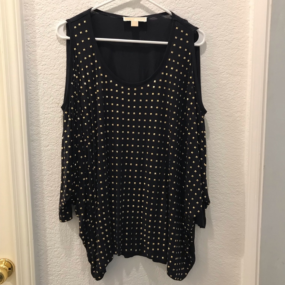 Michael Kors Cold-Shoulder Blouse